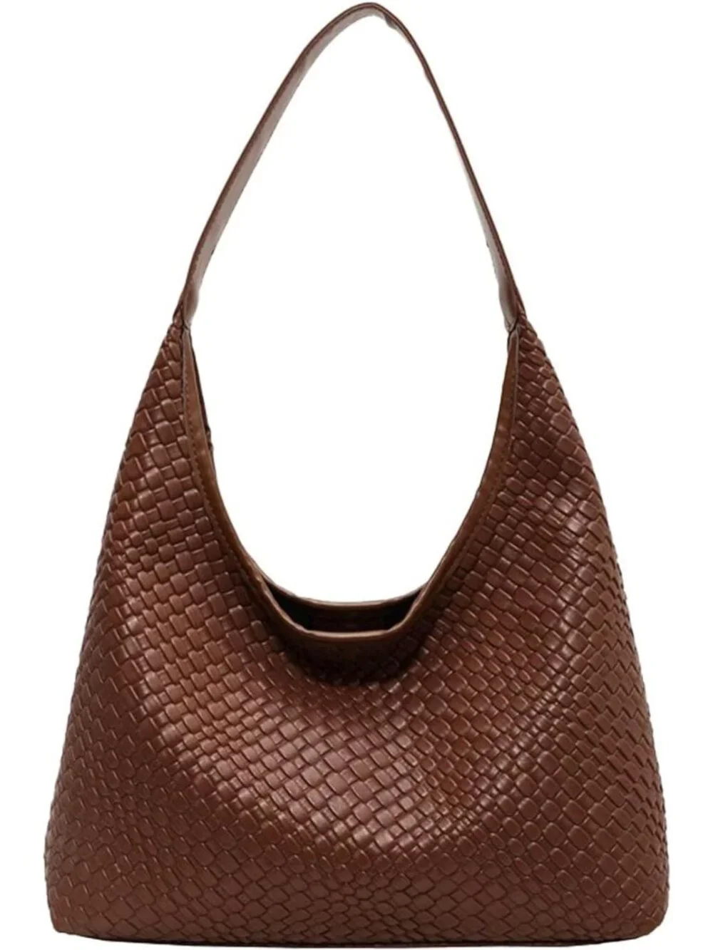 Stylish Vegan Leather Tote Bag for Women - Large Capacity Hobo Shoulder Handbag
